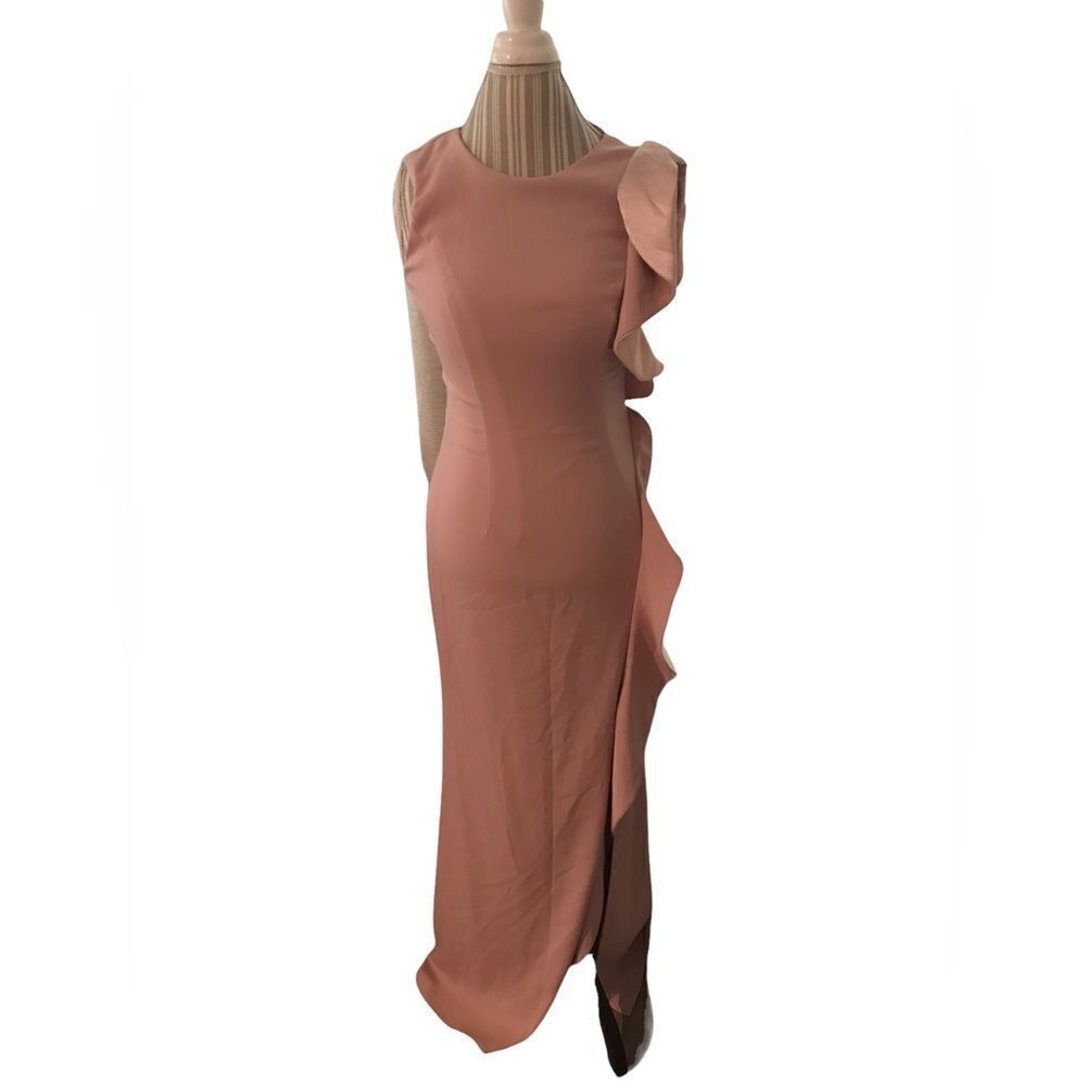 Carmen Marc Valvo Infusion size 2 lined bridesmaid dress perfect condition